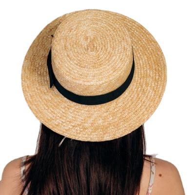 China Wholesale Image Design 2020 New Straw Hats Natural Summer Floppy Straw Hats Panama Hat For Women for sale