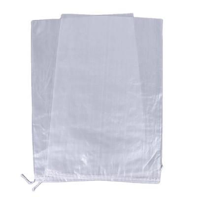 China Recyclable 25 kg 50 kg design packing plastic poly pp rice sack transparent pp woven bag for pack for sale