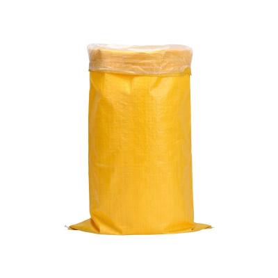 China Recyclable 10 50 100 kg Cameroon Congo Tanzania Kenya hot sale Polypropylene pp woven bag feed bags with inner bag export to Africa for sale