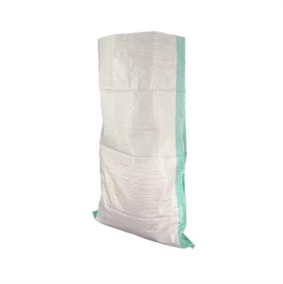 China Recyclable Factory price OEM 50kg 100kg white color recycle packaging pp woven bag for Charcoal for sale