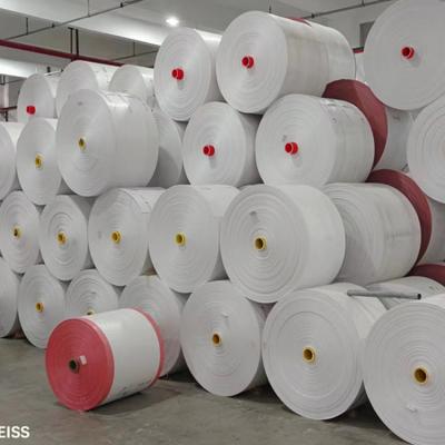 China Recyclable China manufacturer pp woven bag fabric rolls wholesale polypropylene pp plastic bag 25 50kg for sale