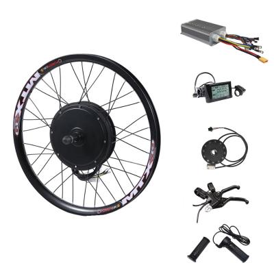 China Yes 48-72V 150mm electric dropout 3000W ebike conversion kits 48-72V 60A vertical sine wave controller 800S display 8 magnet PAS for sale