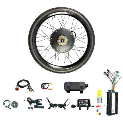 China Yes 48V-72V 2000W Electric bicycle ebike conversion kits 48-72V 45A vertical sine wave controller 800S display 8 magnet PAS for sale