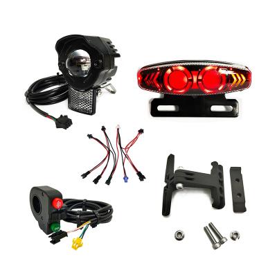 China Ebike Electric Bicycle Frontlight Rearlight Turn Signal Brakelight Set 05S 24V 36V 48V 60V For Mountain City Folding Road Bike 05S for sale