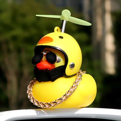 China Durable Wind Duck With A Helmet Car Supply Items Car Decoration for sale