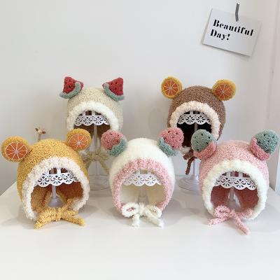 China Warm Winter Baby Cartoon Knit Hat Baby Winter Hats Crochet Baby Hat for sale