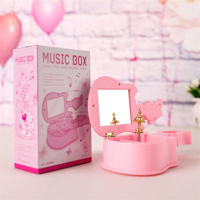 China China cartoon bear style plastic gift box can be used as home decoration music box for sale