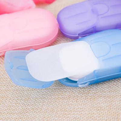 China Hot Sale Basic Cleaning Travel Supplies Mini Portable Disposable Paper Soap Paper Soap for sale