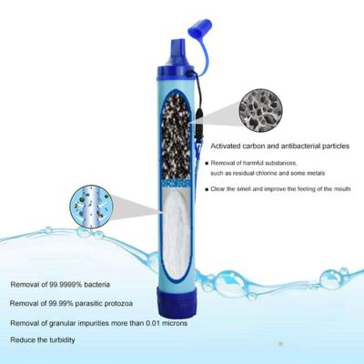 China Insert it into the water and directly drink the NEW Outdoor Water Purifier Camping Increasing Emergency Life Survival Purifier Portable Water Filter for sale