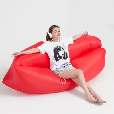 China Sofa Portable Sleeping Bag Air Inflatable Foldable Sleeping Bags Envelope Type Sofa Bed for sale