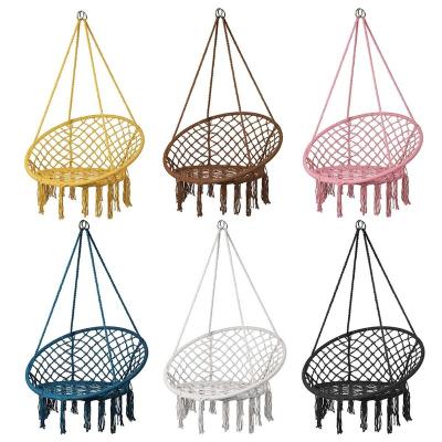 China Modern lns roll up hammock rock bed kids cotton rock swing indoor hanging chair for sale