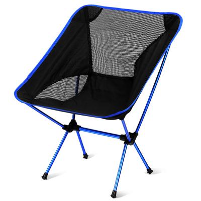 China Modern Camping Ultralight Moon Chair Aluminum Alloy Fishing Chair GRILL Portable Folding Beach Chair for sale