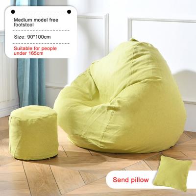 China Other Furniture Shape Tatami Sofa Cover Indoor Faba Peram Lazy Stibadium Divano One Adult Bean Bag Large Lazy Sofa Sitzsack-Sacco Sofa for sale