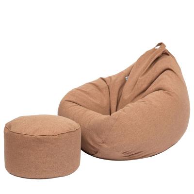 China Wholesale Colorful Custom Adjustable (Size) Sofa Round Foldable Single Tatami Lazy Around Large Bean Bag Lazy Sofa for sale