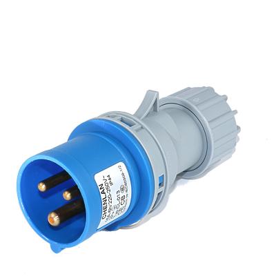 China IEC60309 IP44 3P 2P+E 16A 250V Single Phase Caravan Socket FB-013 Industrial Plugs and Sockets for sale