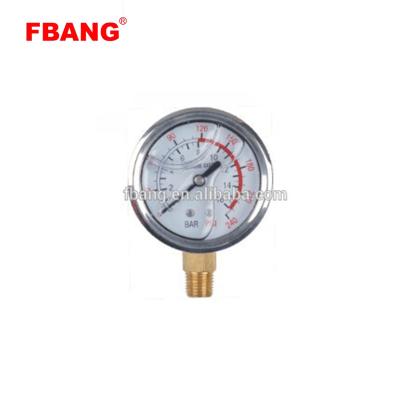 China Factory Supply Anti Vibration Charging Air Pressure Gauge FBPG2039 for sale