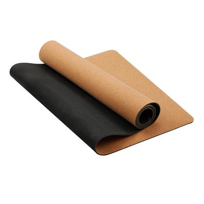 China High Density Anti Slip Rubber Mat Cork Printed Wrestling Mat Anti Slip Yoga Mat for sale