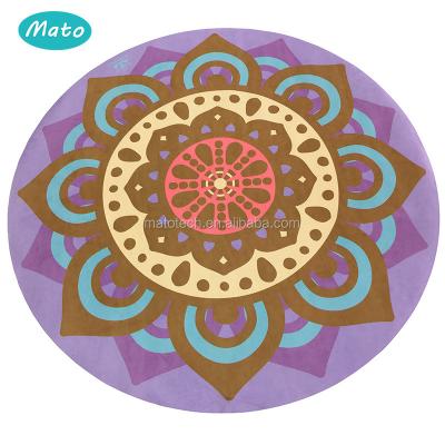 China Wholesale Fitness Mat Antislip Round Yoga Mat Mat And Pilate And Gsm Color Exercise Lightweight Natural Rubber Outdoor Natural Eco-Friendly Yoga Mat for sale