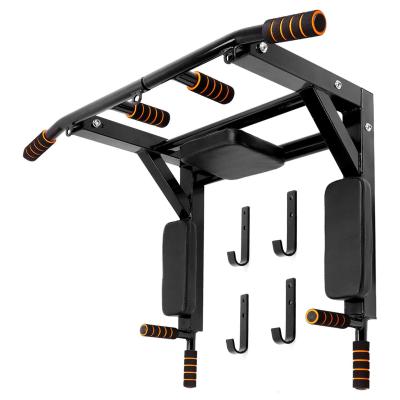 China Home Use Original Manufacturer of Home Gym Workout Equipment Pull Up Wall Mounted Push Up Bar Dip Station. for sale