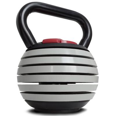 China Durable Adjustable Kettlebell 40LBS (18.1KG) - 10LBS (4KG) Kettle Bell Fitness Gym Equipment Weight for sale