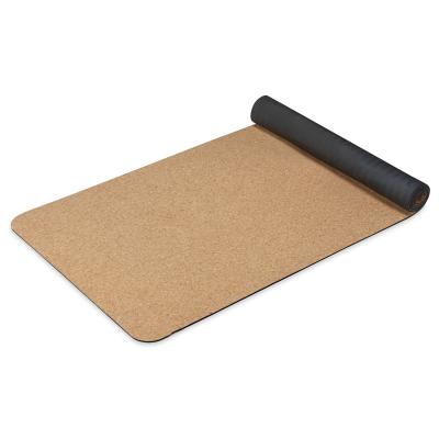 China High Performance Durable Luxury Handle Native Cork Yoga Mat For Pilates Exercise Floor Mat Gym Equipment Yoga And Home for sale