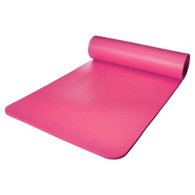 China Eco-friendly Customized Yoga Exercises NBR Yoga Mat Pilates Yoga Exercise Mat Anti-Slip Mat for sale