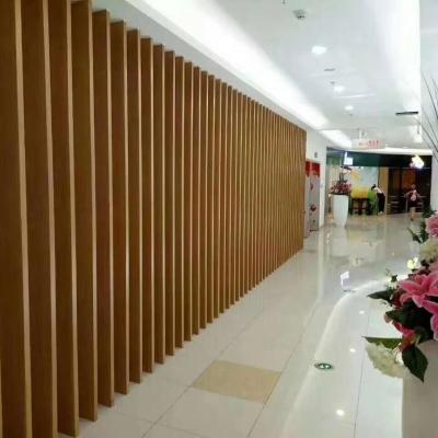 China Square Timber Waterproof Wpc Wood And Plastic Composite Tube For Interior Decorative Hollow Wood Lath for sale