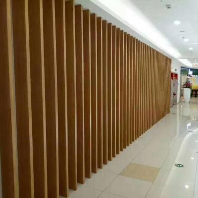 China Waterproof 2018 factory wpc wood plastic composite wall low maintenance timber tube for sale