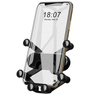 China 2021 Newest 360 Rotation Universal Mobile Mount Phone Car Phone Holder Adjustable Cell Phone Holder for sale