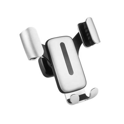 China High Quality Adjustable Car Mobile Bracket Universal Aluminum Alloy Car Phone Holder Gravity Cell Phone Car Mount Holder for sale