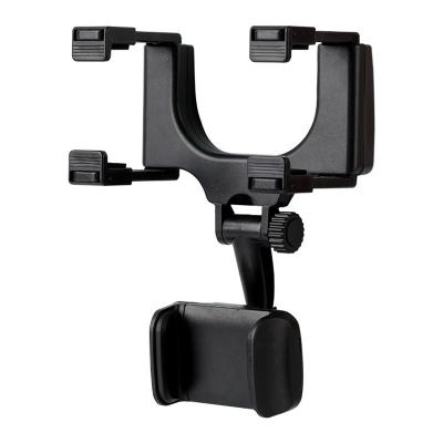 China Bestselling 2021 Car Rear View Mirror Cup Adjustable Mobile Phone Holder Rear Mirror Mount Bracket Holder 3-5.5 inch for sale