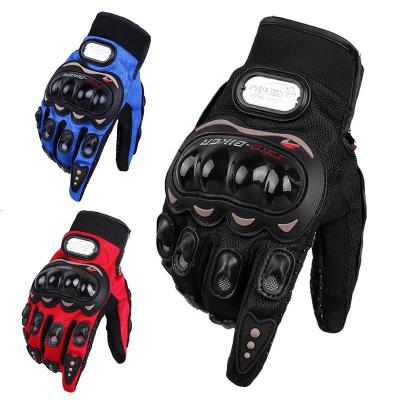 China Factory Wholesale 3d Motorcycle Sport Motorcycle Gloves Comfortable Breathable Full Finger Glove Outdoor Packing for sale