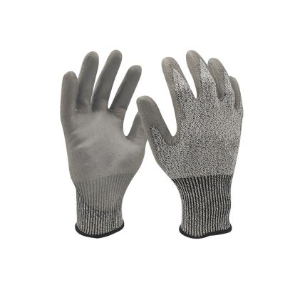 China Anti-Cut Safety Work Best Price Polyurethane Palm Fit Coat Esd Coating PU Coated Gloves for sale