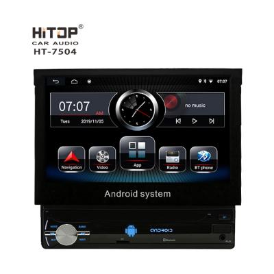 China K10 Manual GPS System K10 GPS System Retractable Single Din Touch Screen Android Car DVD Player AUX WiFi GPS BT USB. built-in sd for sale