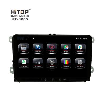 China Start Within Seconds Android 8.1 Car Navigation Andriod Latest 2GB 64GB DVD Player 9inch For Volkswagen for sale