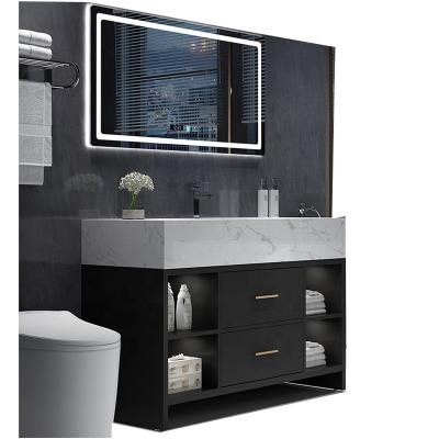 China Modern High End Bathroom Furniture Wall Cabinet Vanity for sale