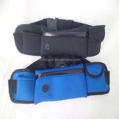 China Waterproof Neoprene Water Proof Running Waist Bag Outdoor Phone Holder Belt Bag for sale