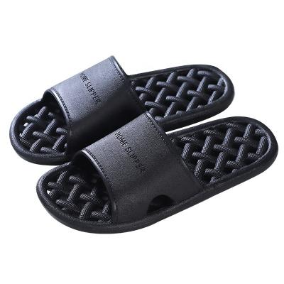 China Custom Wholesale Home Slippers Hollow Out Fashion Home Couple Bathroom Indoor Comfortable Soft Sole Slippers for sale