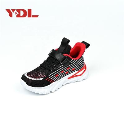 China Hot selling flying woven casual shoes beautiful kids shoes school comfortable sports running shoes for sale