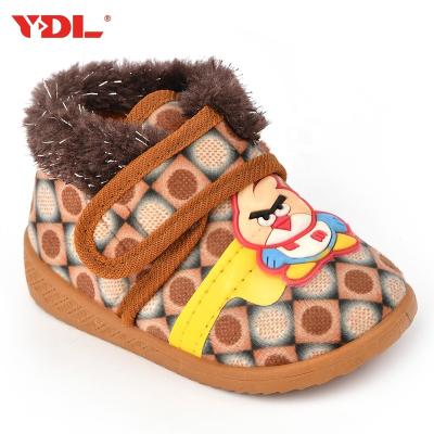 China Hot Sale Autumn And Winter Fashion Fleece Children'S Shoes Boy Girl Baby Casual Thick Shoes for sale