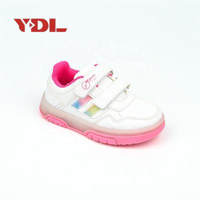 China Hot Selling Style Simple Children'S Shoes Boys Shoes Girls Casual White Shoes Wholesale Custom for sale