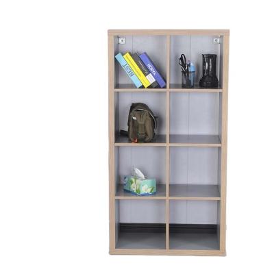 China (Other) Simple Wooden Open Home Organizer Shelves Bookcase 8-Cube Storage Living Room 4-Tier Display Cabinet for sale