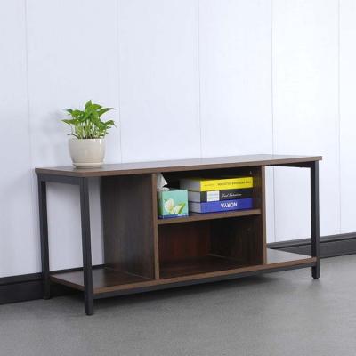 China Modern Convertible Mahogany Color MCF Stand Console Entertainment Unit - Customization Available for sale