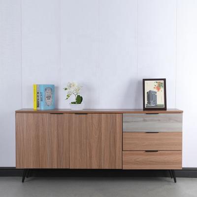 China Adjustable (Other) Flip Modern Stylish Large Volume Brown Storage Cabinet With Drawers Bedroom TV Unit for sale