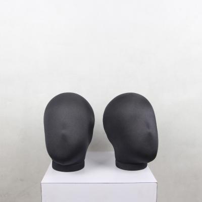 China Fashion Shiny Black Tank Top Cloth Mannequin Heads For Headwear for sale