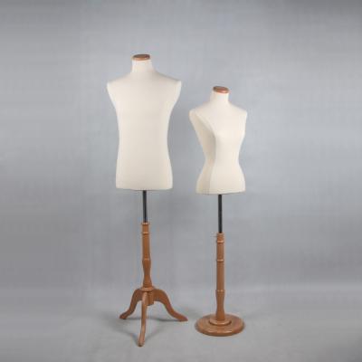 China Standard Size Cheap White Tank Top Wrapped PU To Foam Long Male Body Shape Working Mannequin With Wooden Base for sale