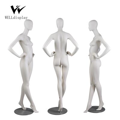 China Fiberglass Faceless Elegant Body Plus Size Full Body Sitting Female Mannequin Dummy for sale