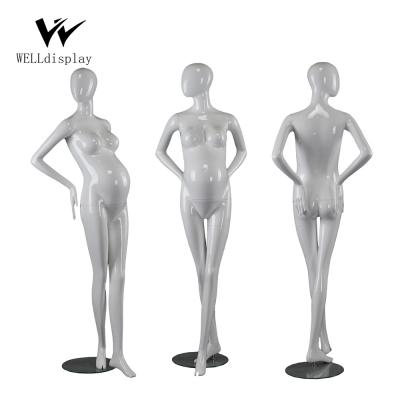 China Plus Size Fashion Pregnant Dummy Women Clothes Stand Maternity Dummy Mannequins for sale