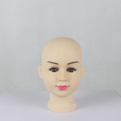 China OTHER Wholesale PVC Plastic Children Short Mannequins For Head Wig And Hat Kids Baby Mannequin Model for sale