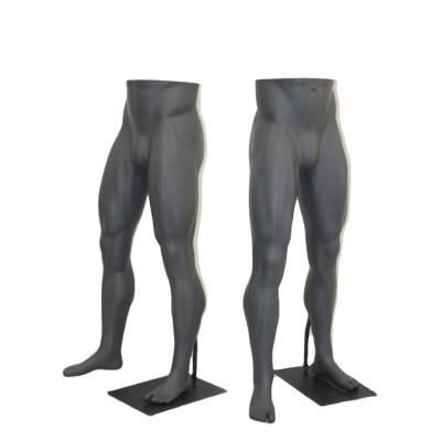 China Male Half Body ABS Plastic Cheap Male Big Leg Hips Pants Shape Sports Mannequin For Sportswear Display for sale